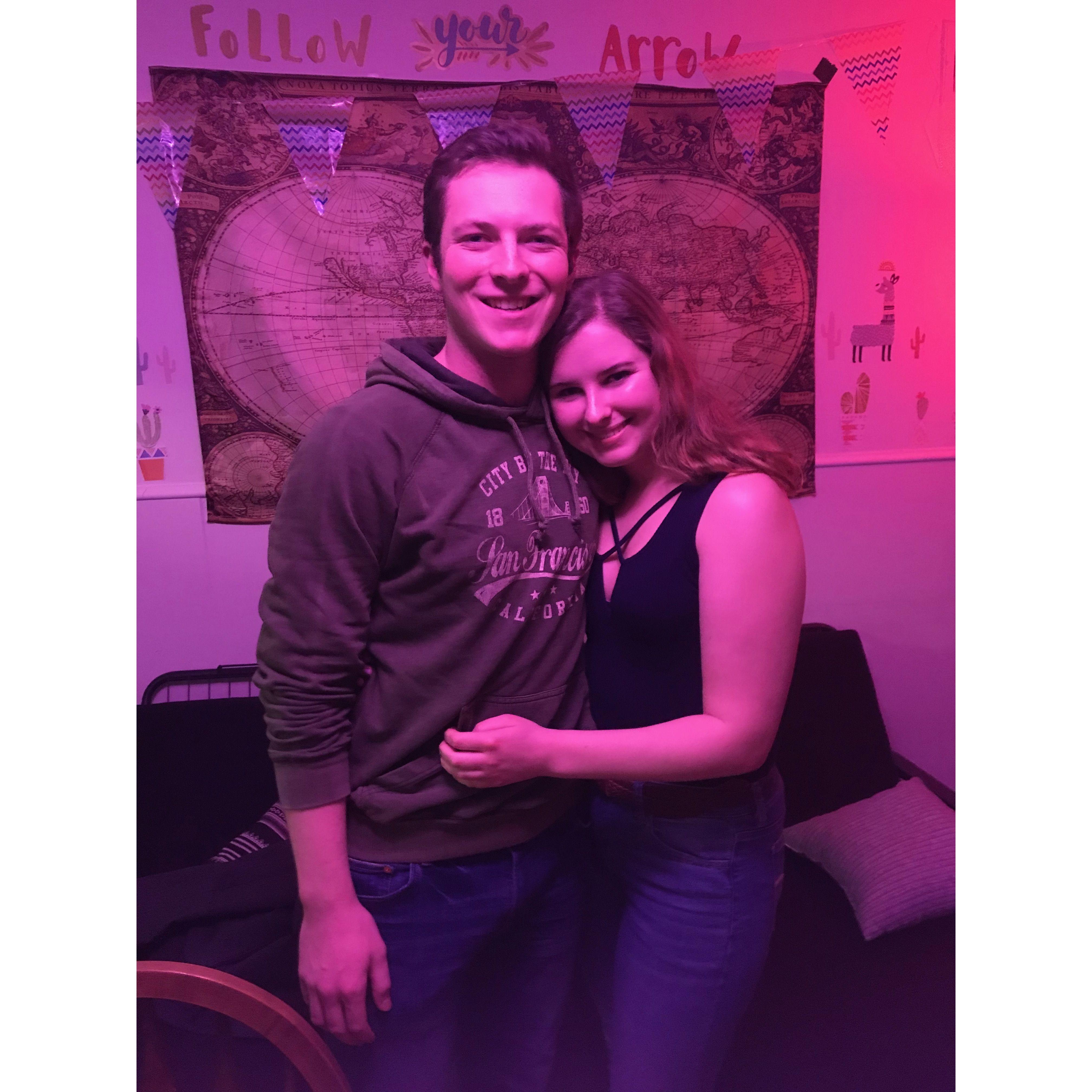 the very first photo we took together in 2019