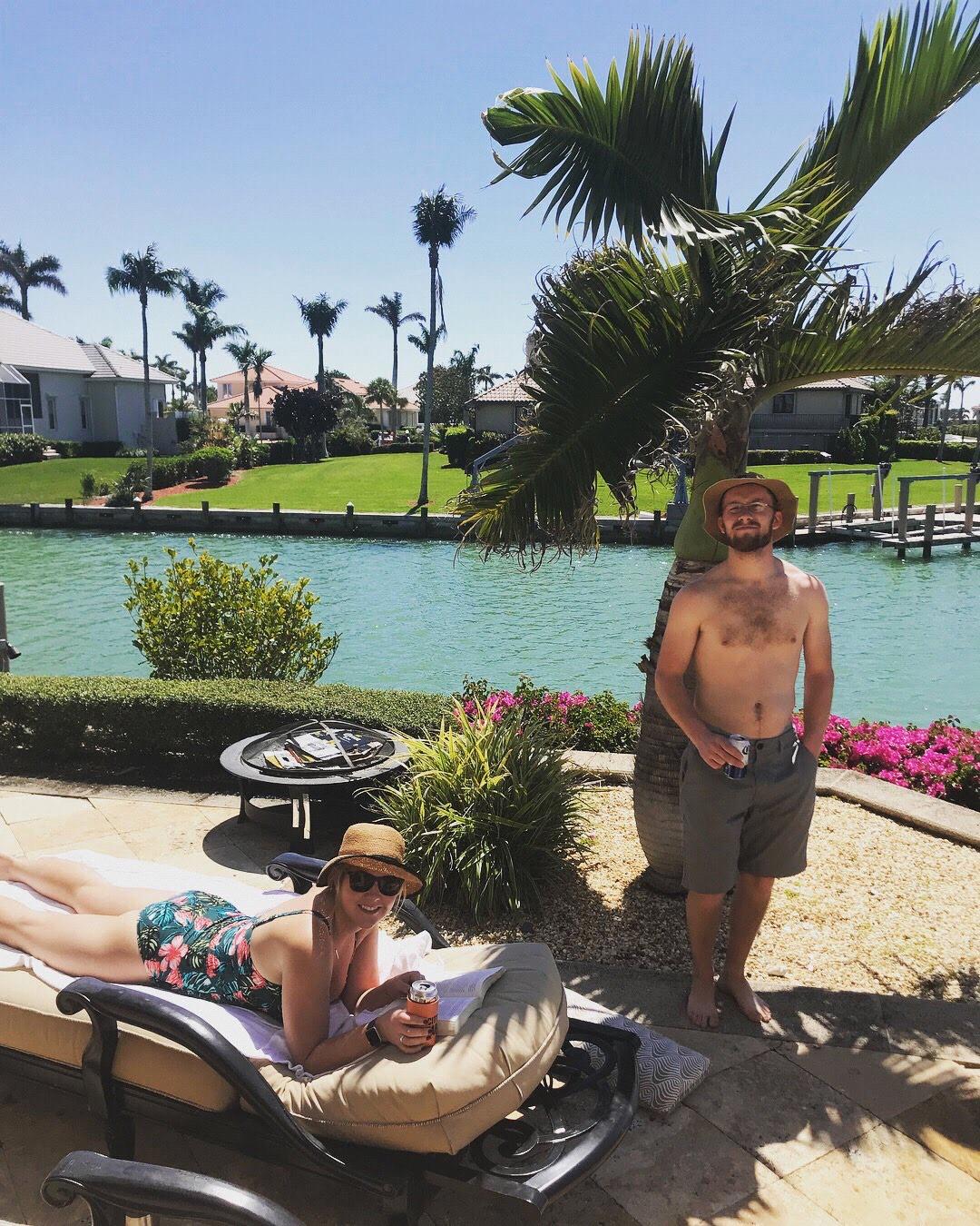 Lounging in Marco Island 🌴