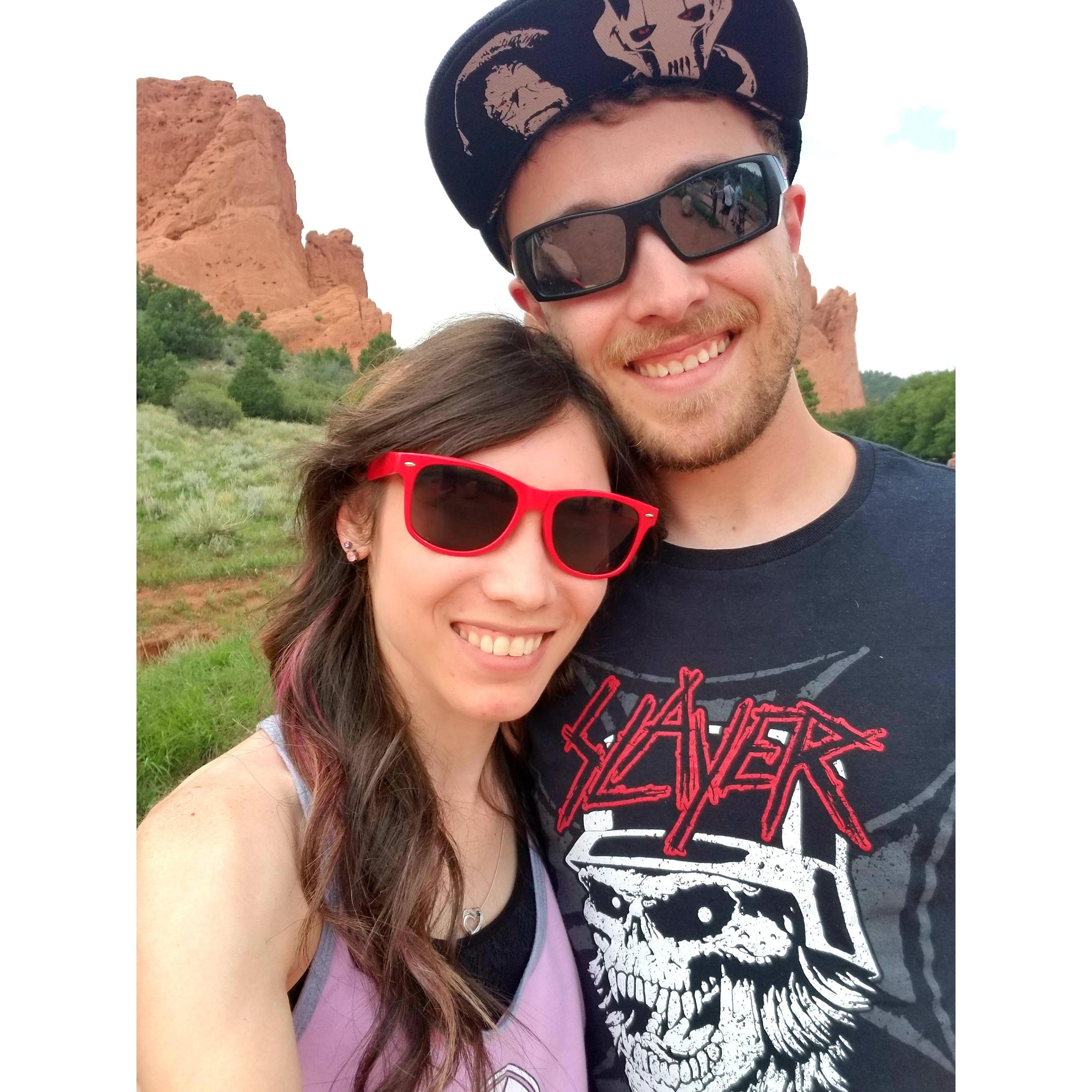 Hiking at Garden of the Gods