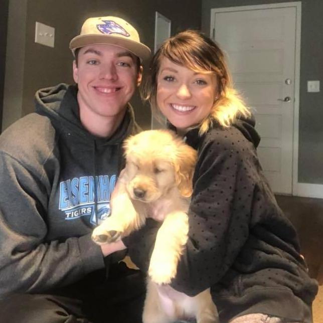 After nagging him about it for two years, four paws were added to the family. Nike Fin was brought home in April of 2018!