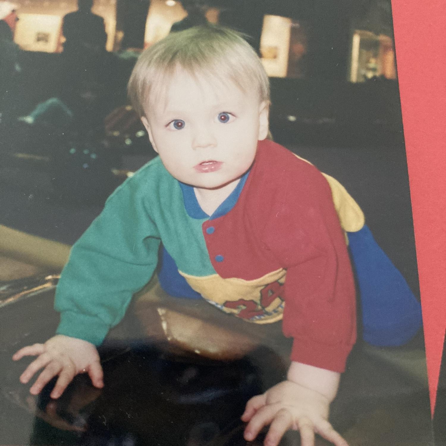 Ethan as a baby