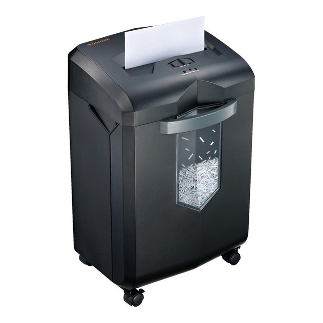 Bonsaii Heavy Duty Cross-Cut 18-Sheet Paper Shredder, Up To 60 Minutes Shredding, 6 Gallon Pullout Basket 4 Casters, Low Noise, P-4 Security Level