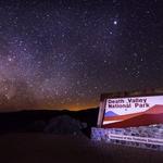 Stargazing at Harmony Borax Works Interpretive Trail - Death Valley, CA