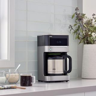 BrewSense 10-Cup Drip Coffee Maker with Thermal Carafe