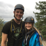 We both worked at a zip line tour company over the summer. I was in the office and he was a guide!