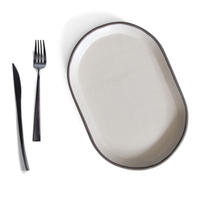 Medium Oval Platter (Dark Brown | Dune)