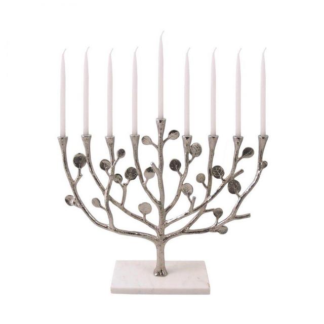 Botanical Leaf Menorah by Michael Aram