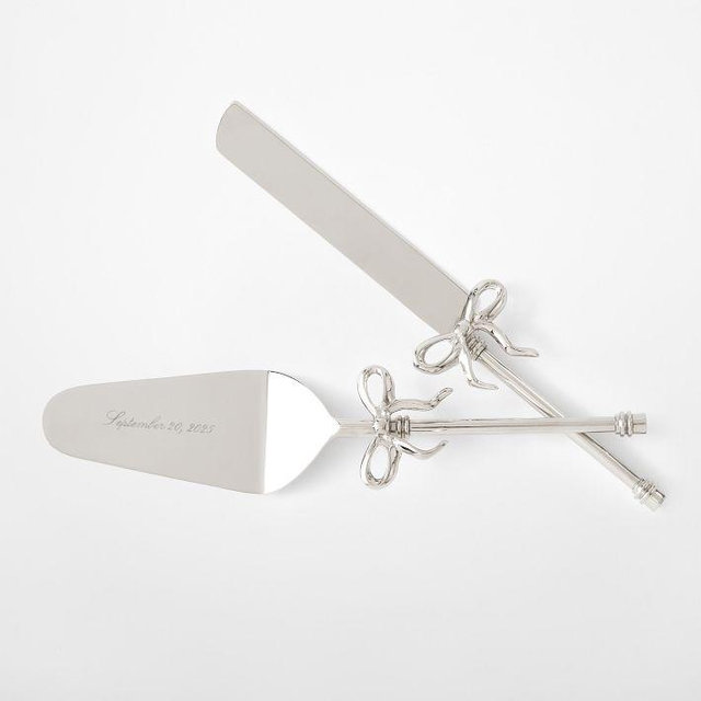 Celebration Bow Cake Serving Set