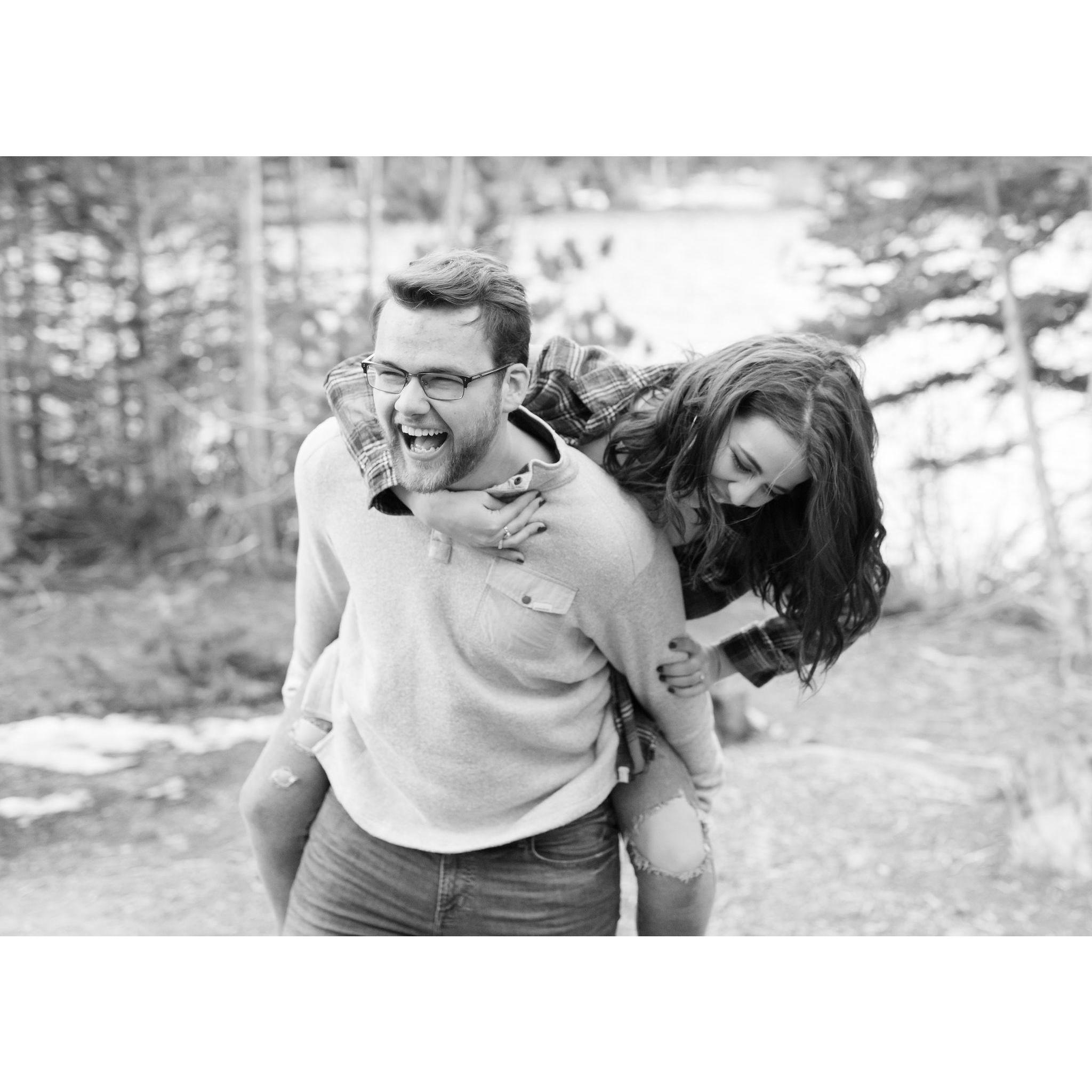 Constantly laughing together