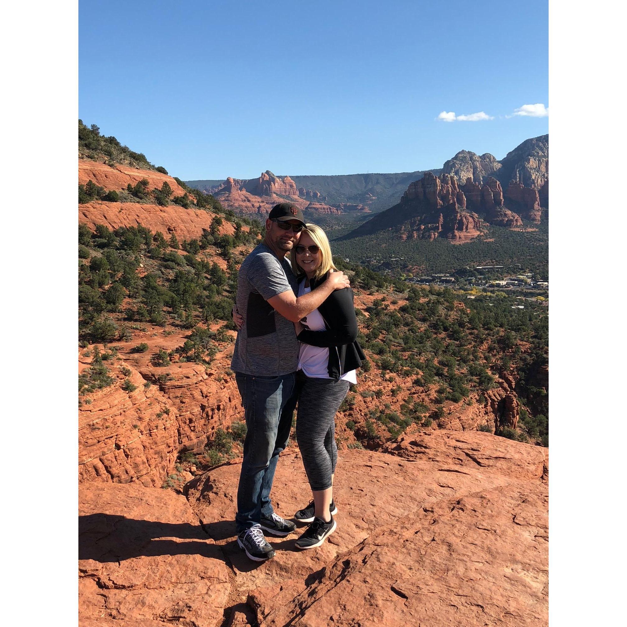 Hiking in beautiful Sedona!
