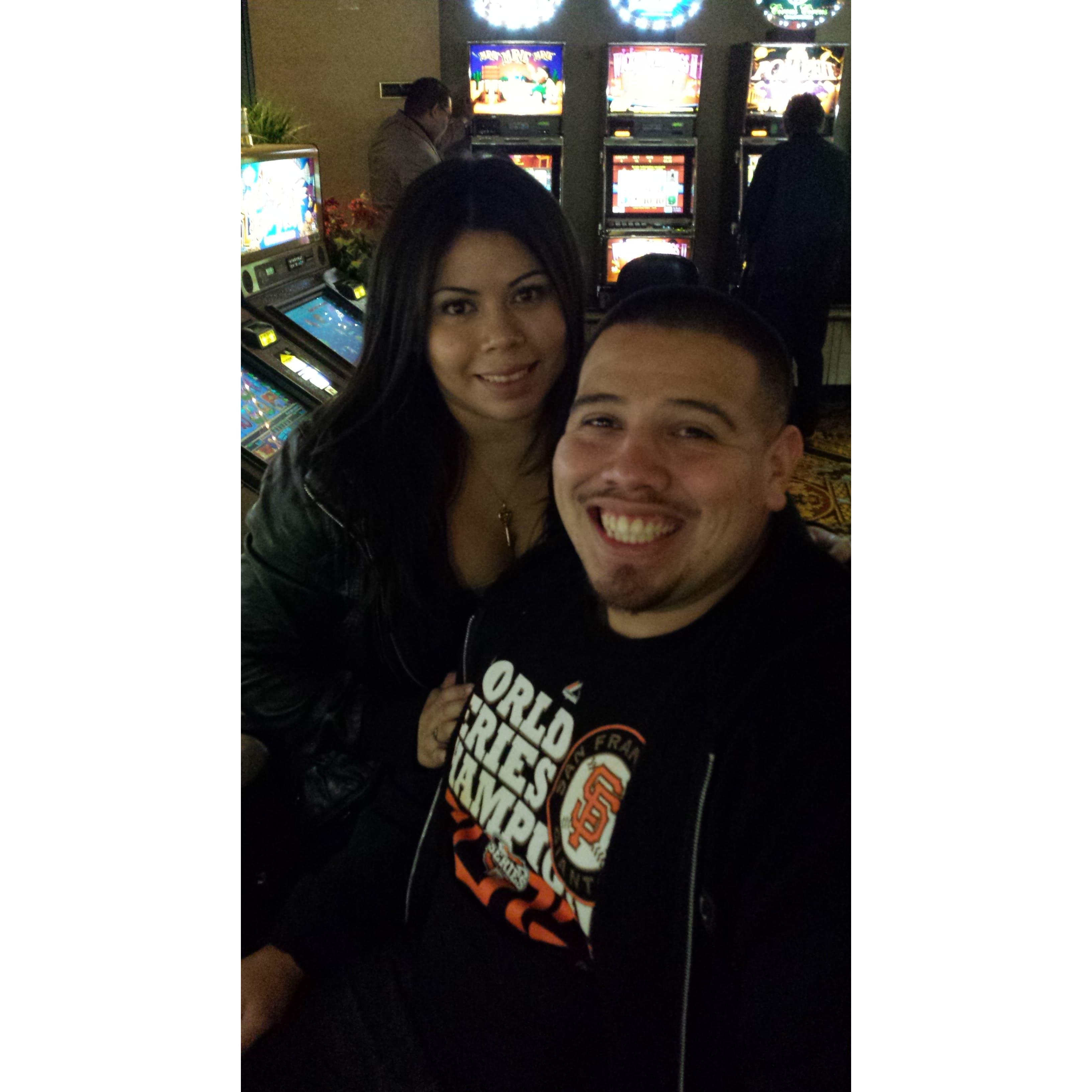 This might've been our first time to Reno together. 2012