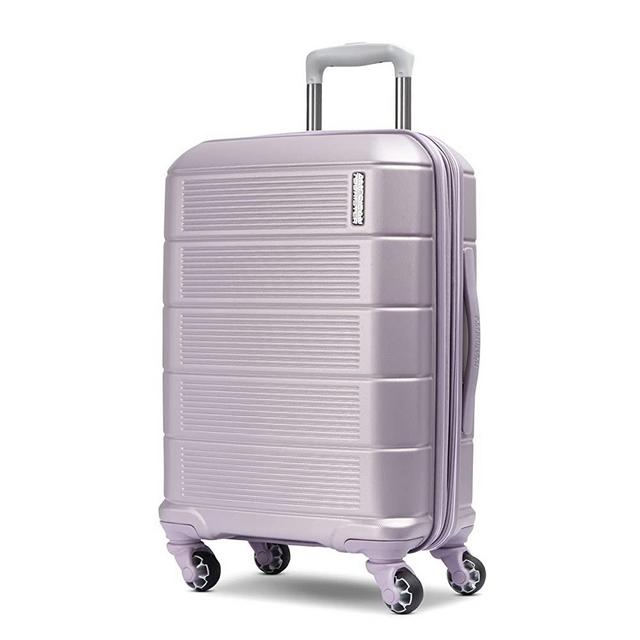 American Tourister Stratum XLT 2.0 Expandable Hardside Luggage with Spinner Wheels, Purple Haze, 20"