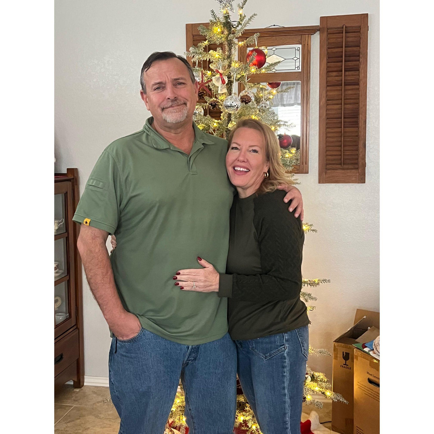 Our first Christmas engaged