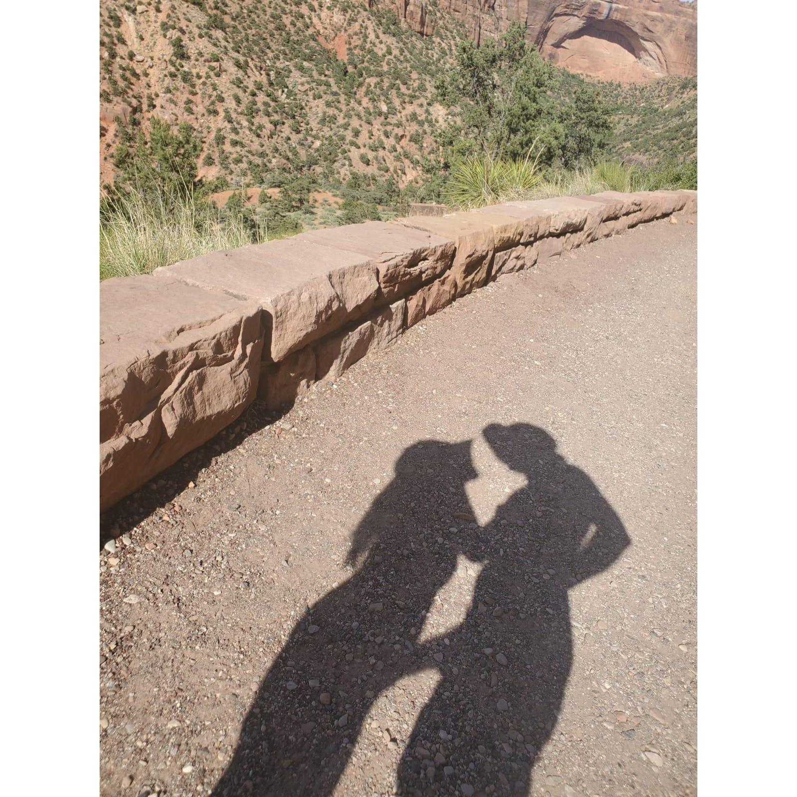 Our shadows be cheesin' hard too. HAHA