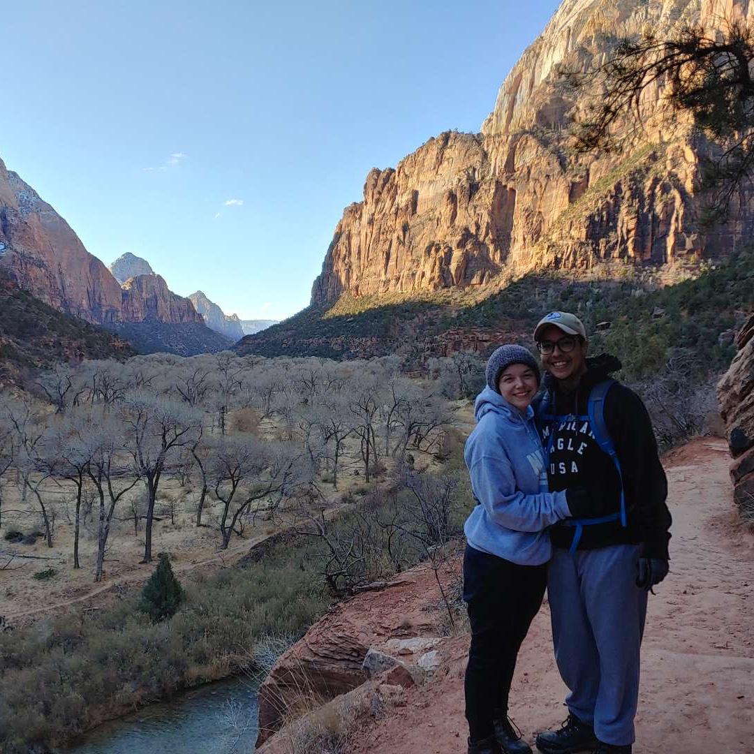 Hiking in Mount Zion National Park