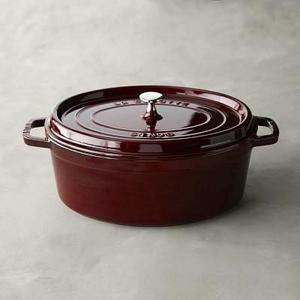 Staub Oval Oven, 7-Qt., *Grenadine*