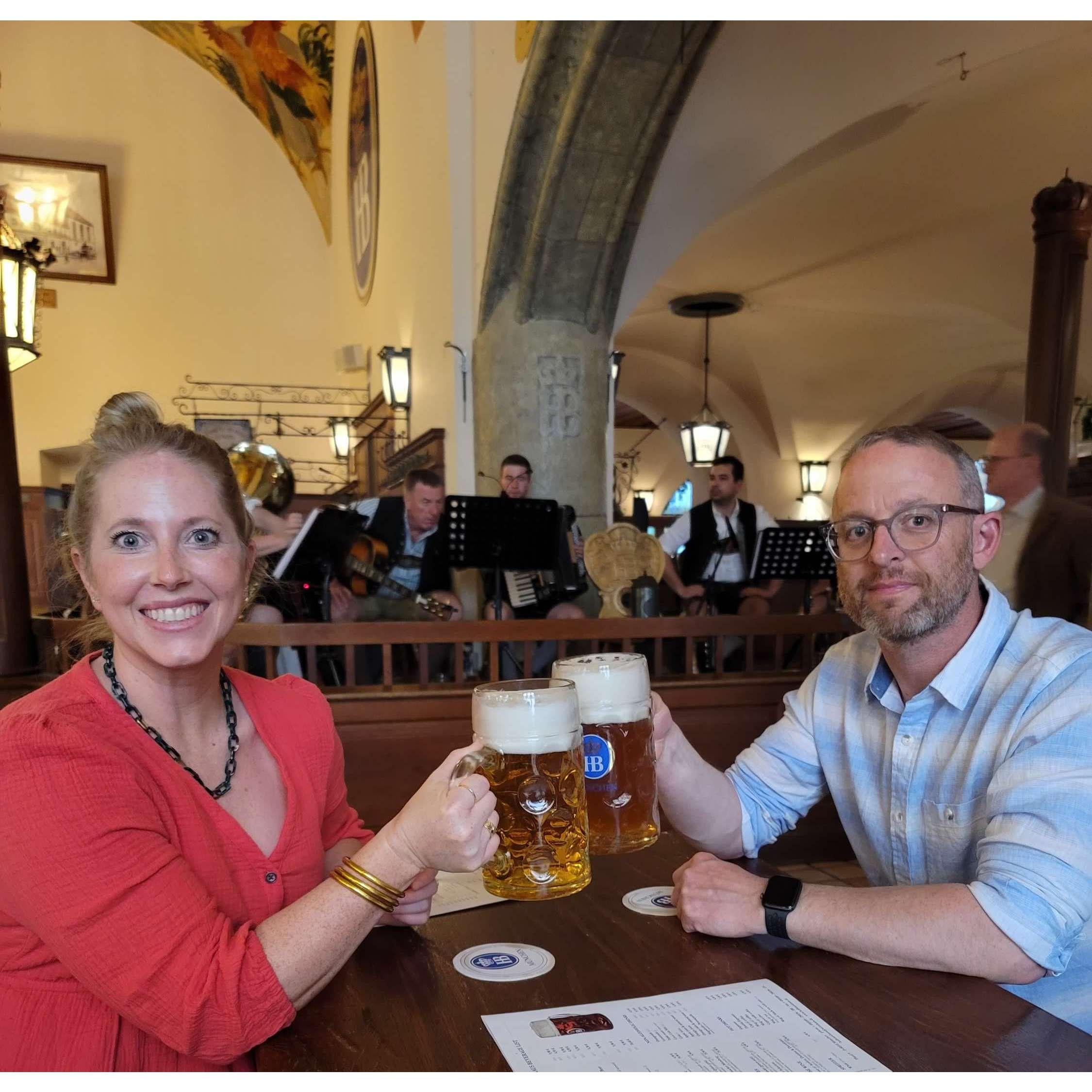 Hofbräuhaus in Munich, Germany - May 2022