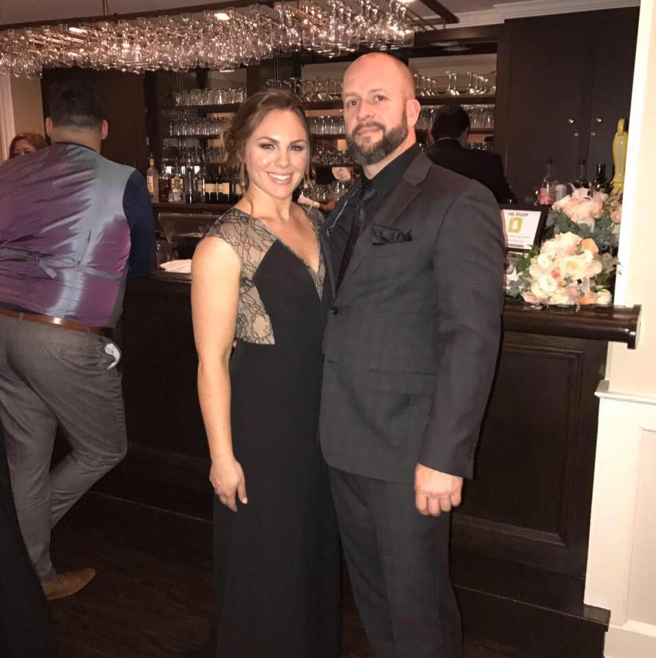 At Cathryn and Jeremy Schara's wedding