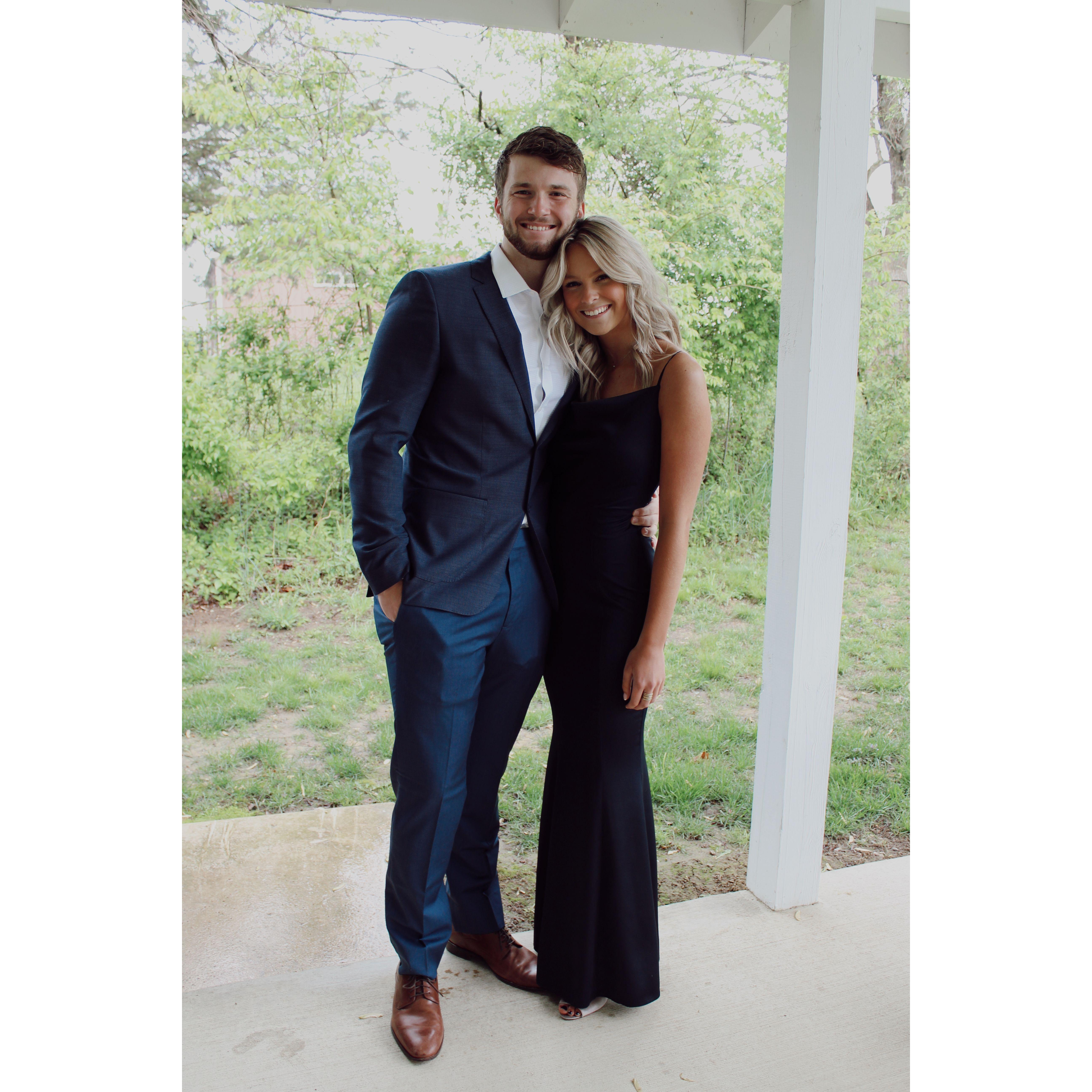 Carson's senior prom!