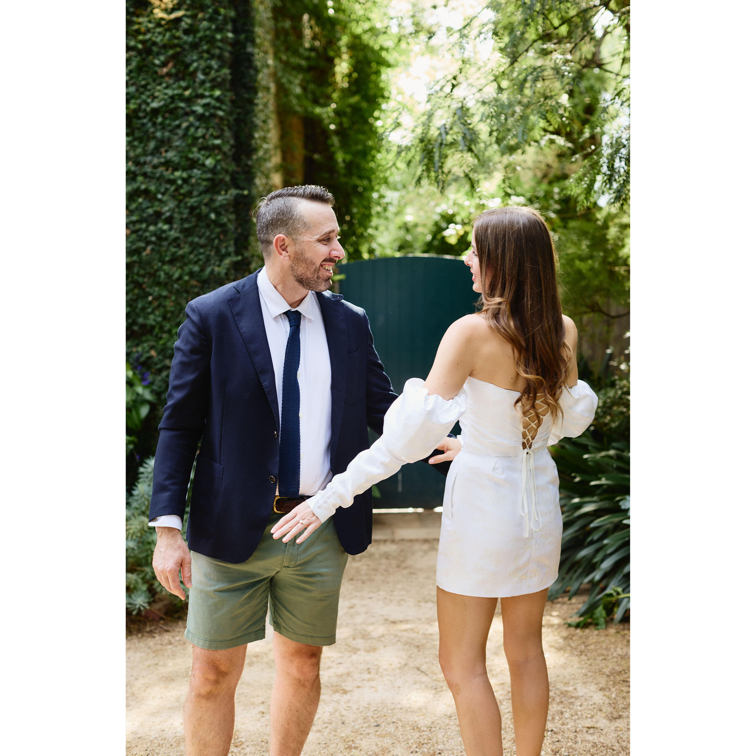 Before our engagement party in Melbourne, Aus.