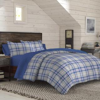Bryon Plaid 3-Piece Comforter Set