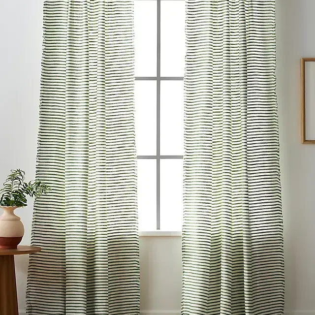 Luxe Linen Blend Woven Curtain