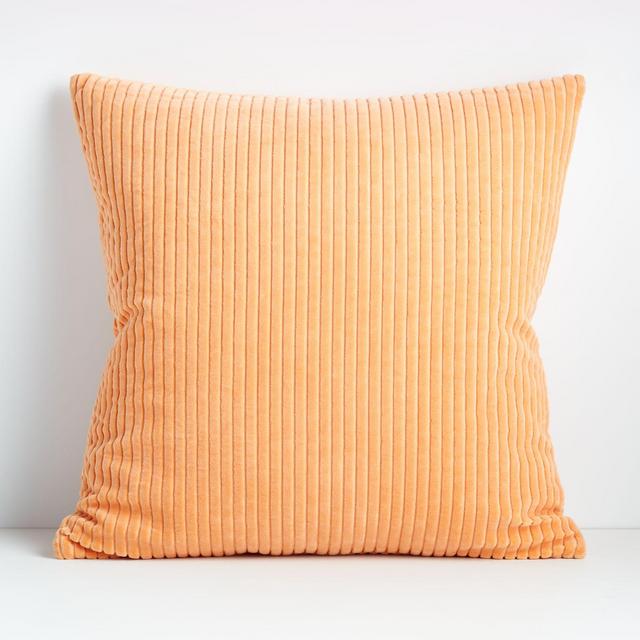 Rae Apricot 23" Pillow with Feather-Down Insert