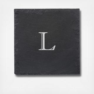 Monogram Light Grey Slate Cutting and Serving Board