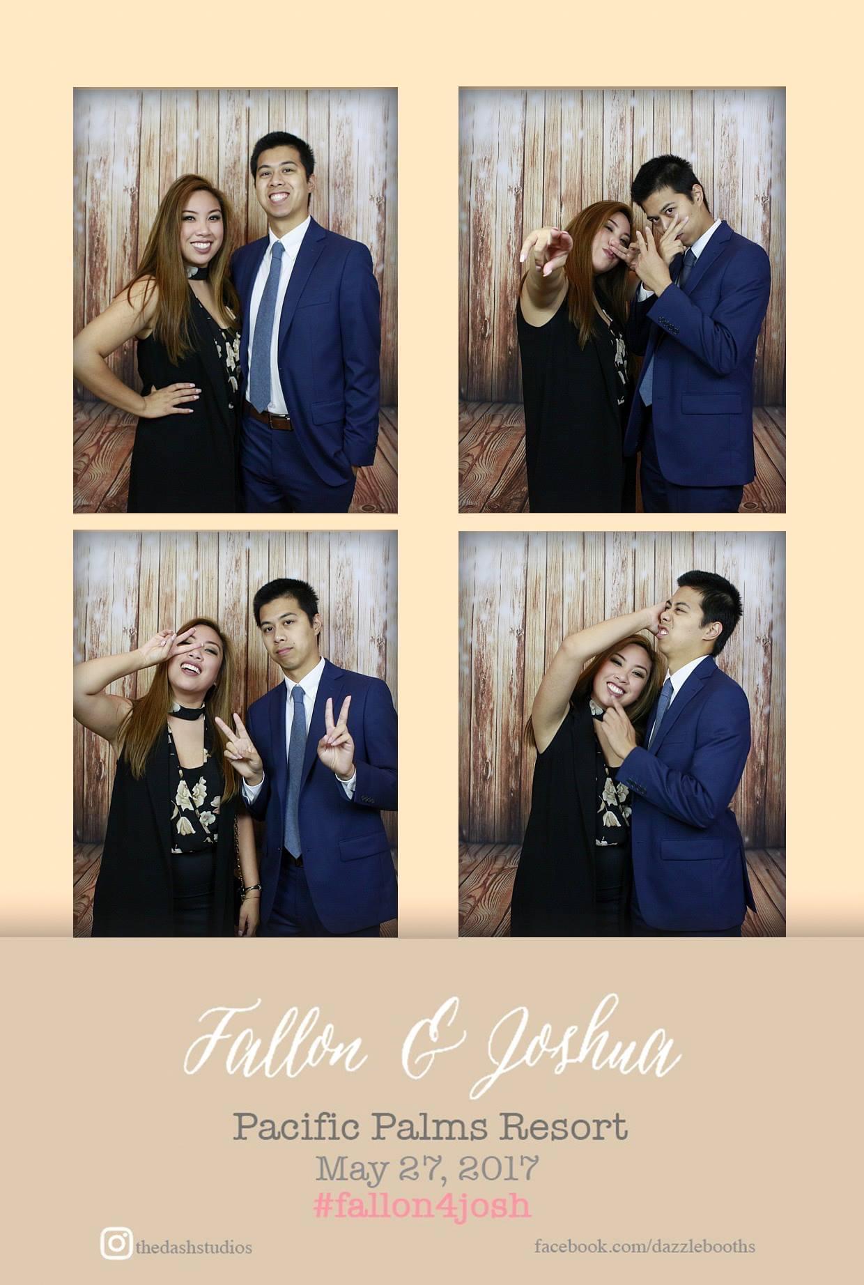 Phootbooth pic at Fallon and Josh's wedding, 2017