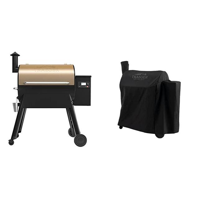 Traeger Grills Pro Series 780 Wood Pellet Grill and Smoker with BAC504 Full-Length 780 Grill Cover