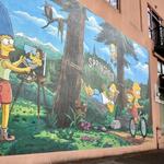 The Simpsons Mural