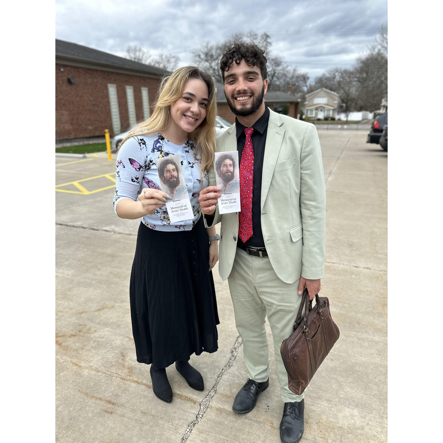 Participating in the memorial campaign together!