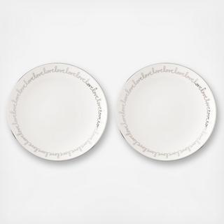 Key Court Love Tidbit Tray, Set of 2