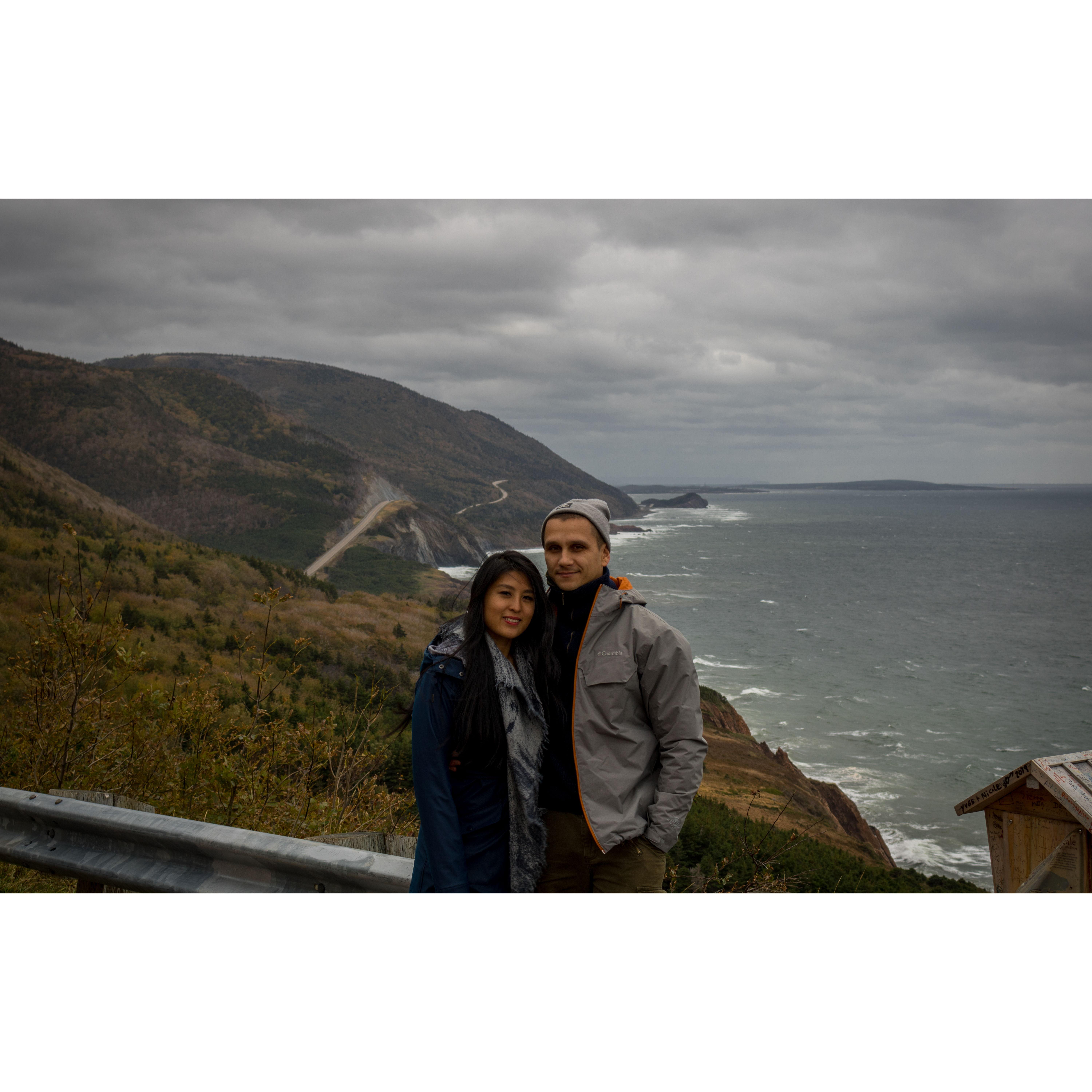 A trip to Nova Scotia where M&J had to hide from Park Rangers and moose on a rut while attempting Skyline Trail - Cape Breton Highlands National Park that was closed for hikers.