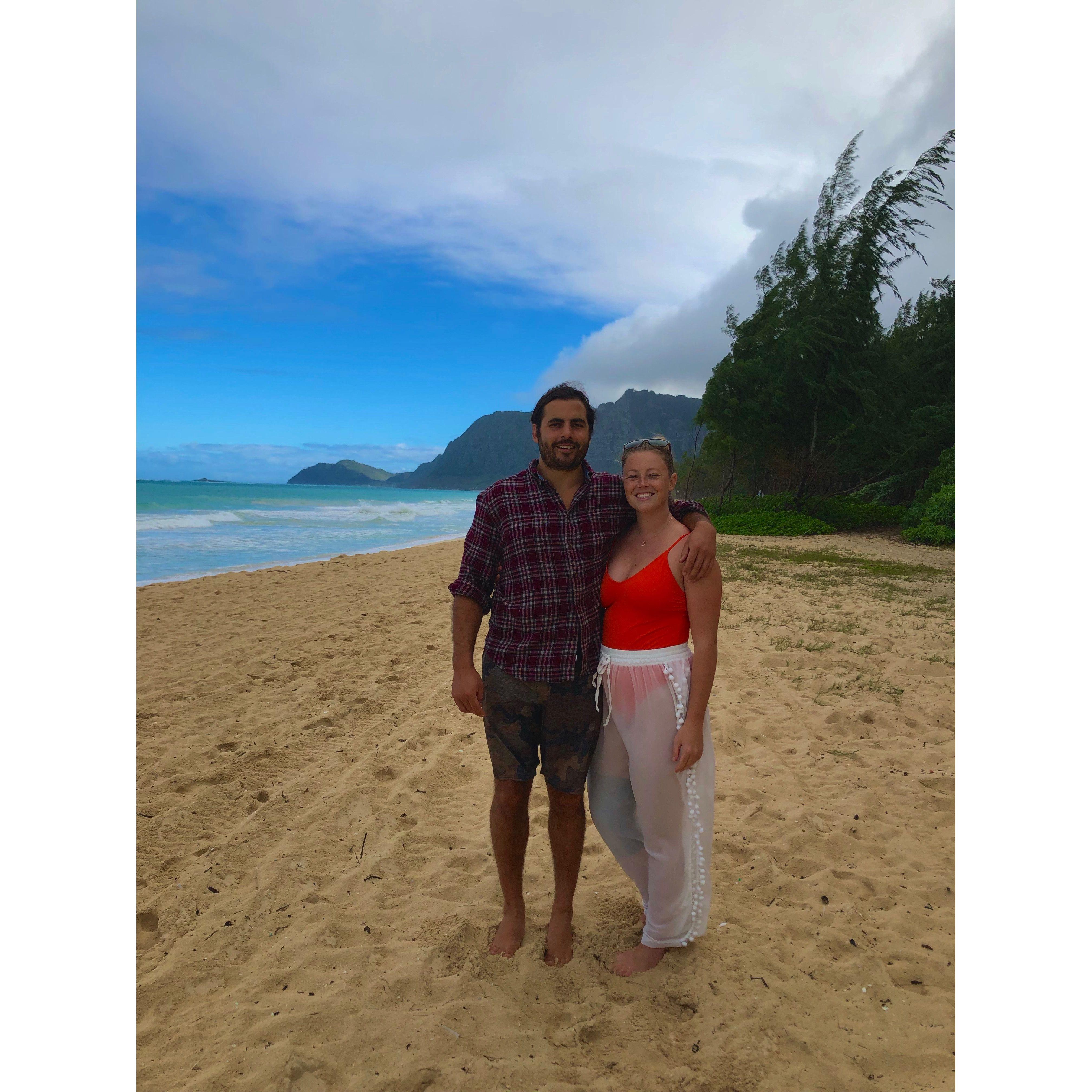 Enjoying time in beautiful Hawaii