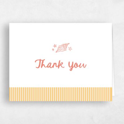 Honey, Yellow Wedding Thank You - Sole Landscape