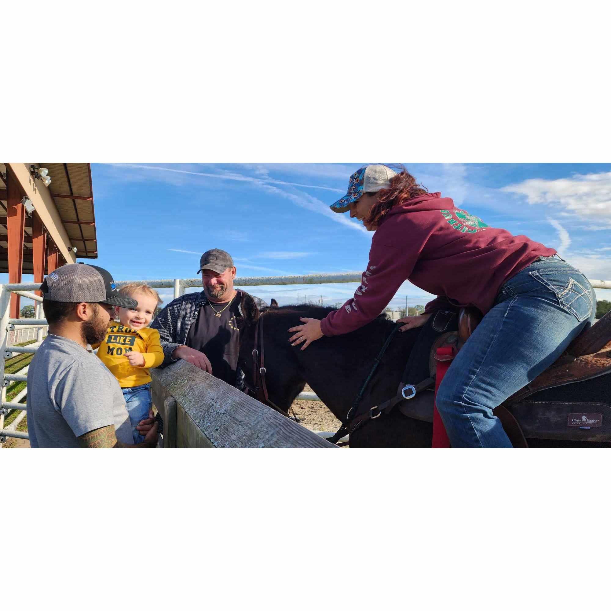 New years Barrel Race 2024