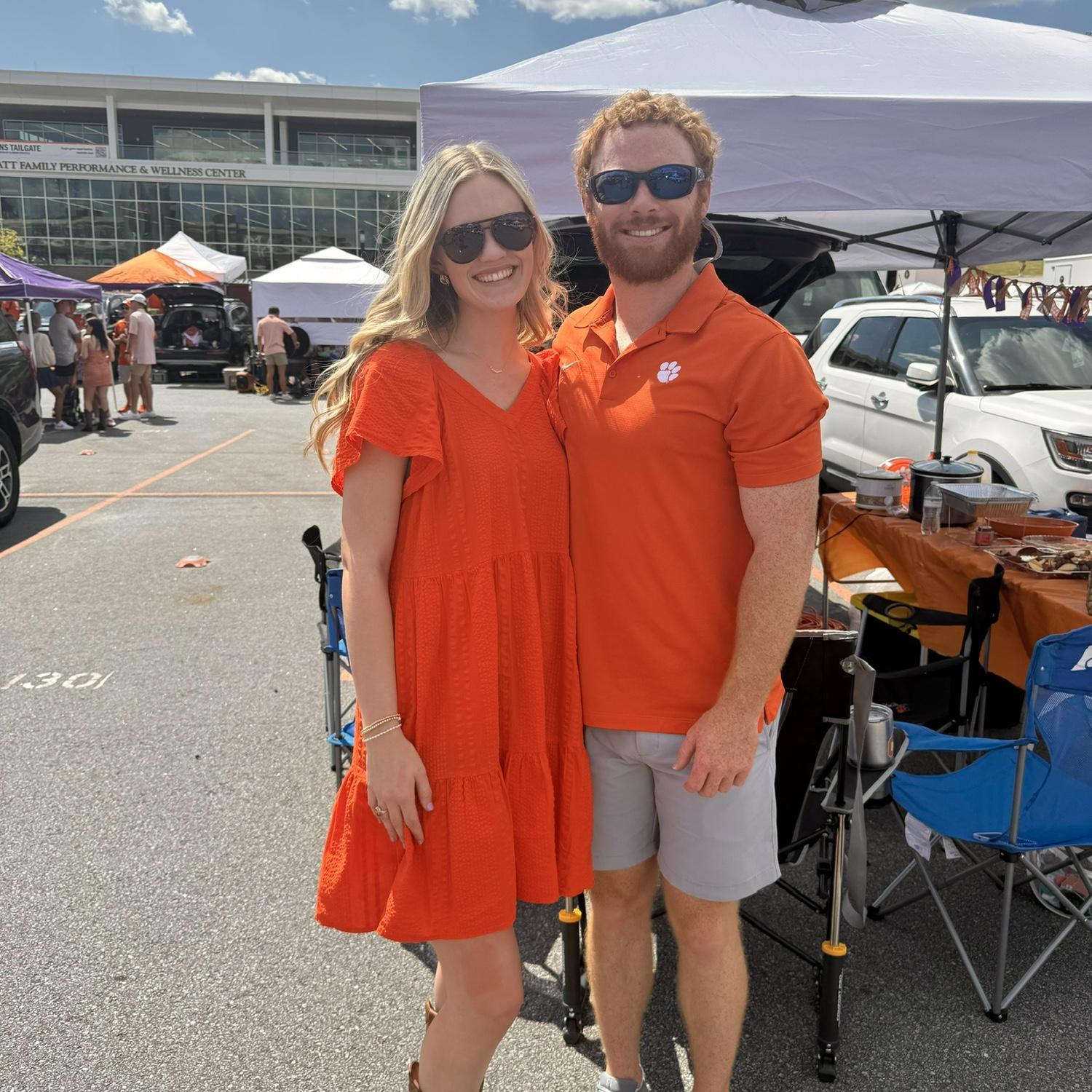 Our first Clemson football game together