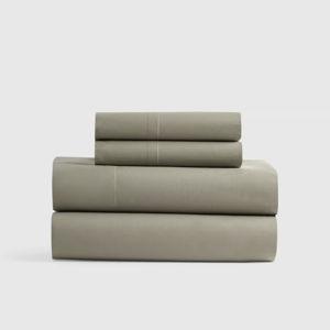 Classic Organic Percale Sheet Set - Dried Sage (Size: King)