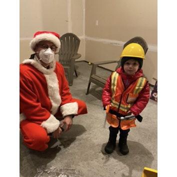 Santa and Elliot!