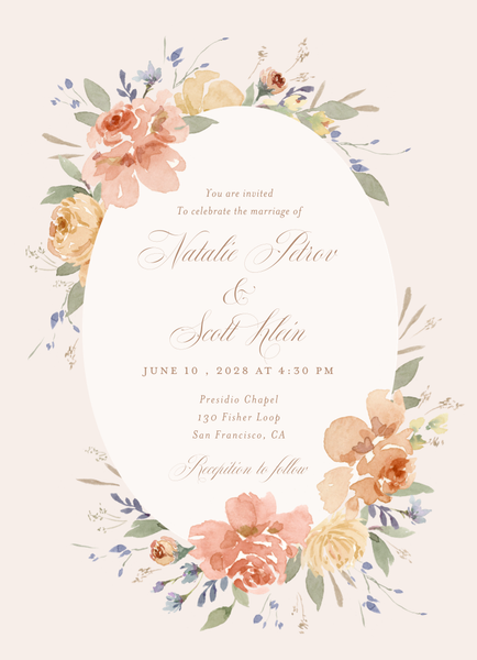 Reagan Classic | Linen | Zola Wedding Invitations