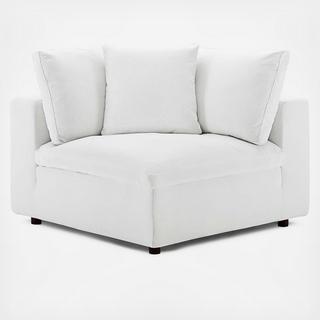 Commix Overstuffed Corner Chair