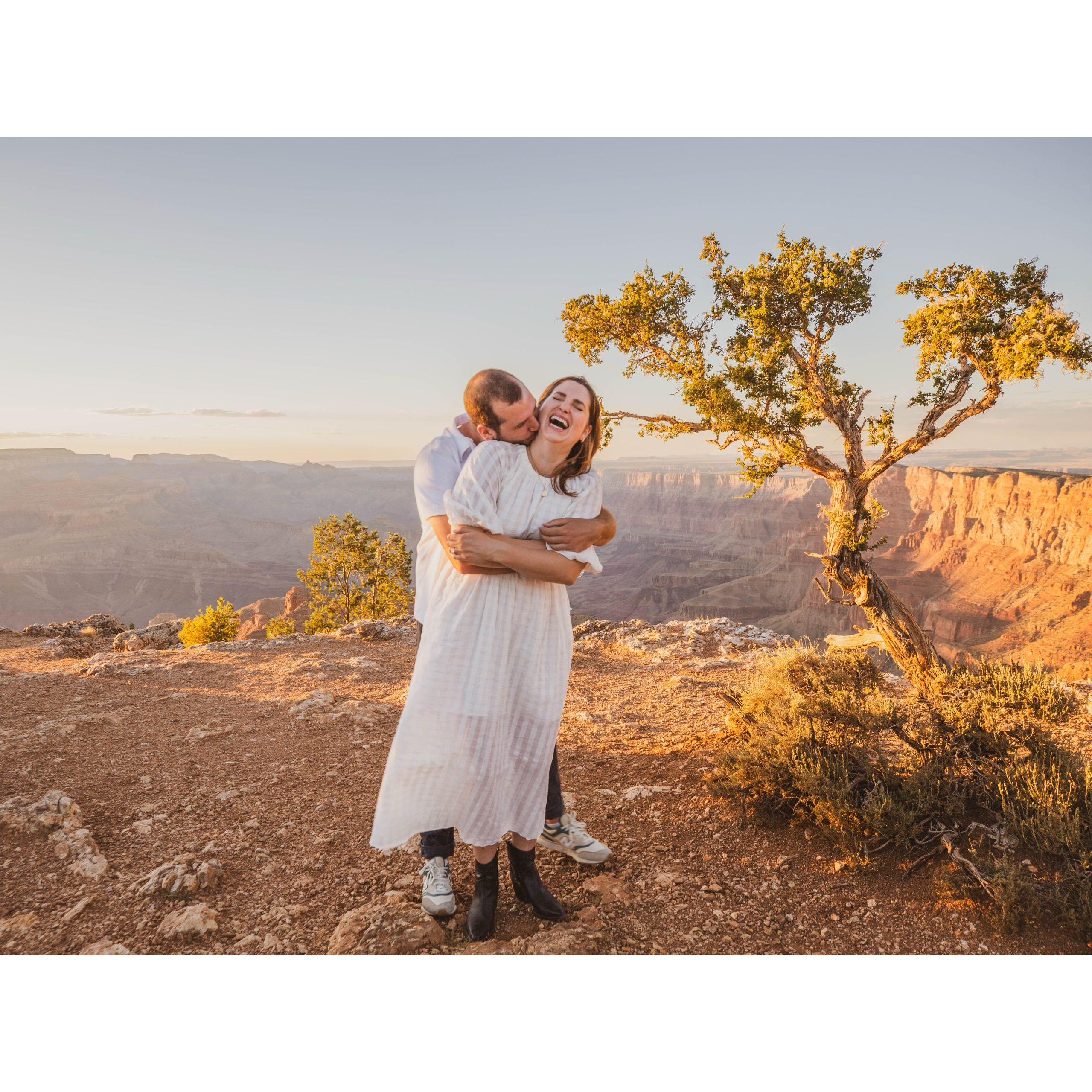 Just two goofballs ready to get married :)