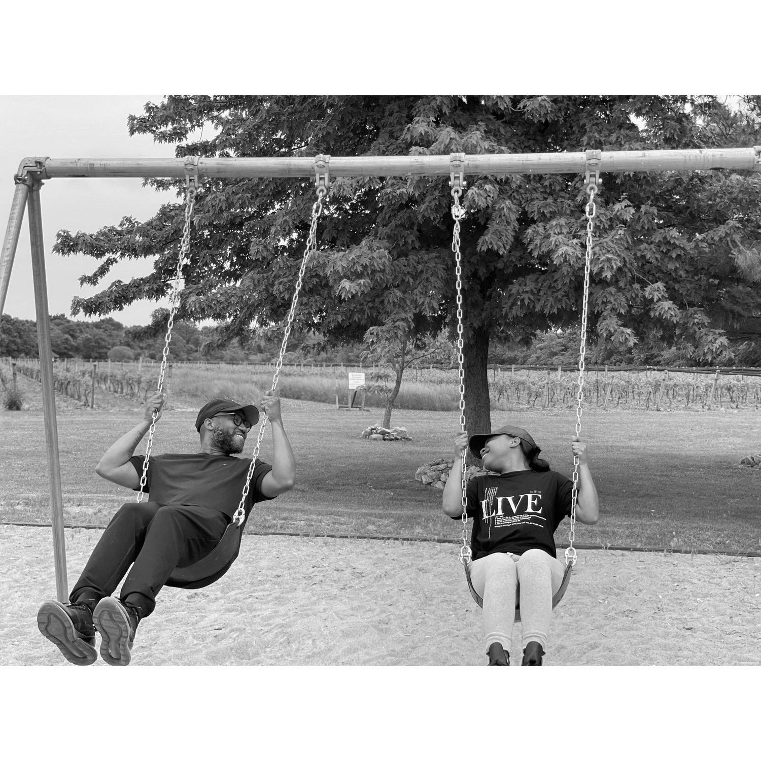 Swinging during an amazing trip to Canada with R&S <3