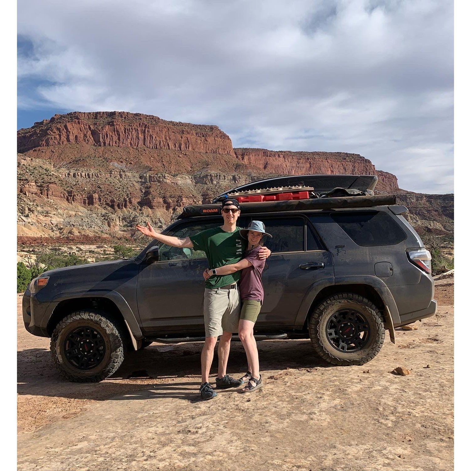Our first off-roading experience, remote camping in the Maze district of Canyonlands