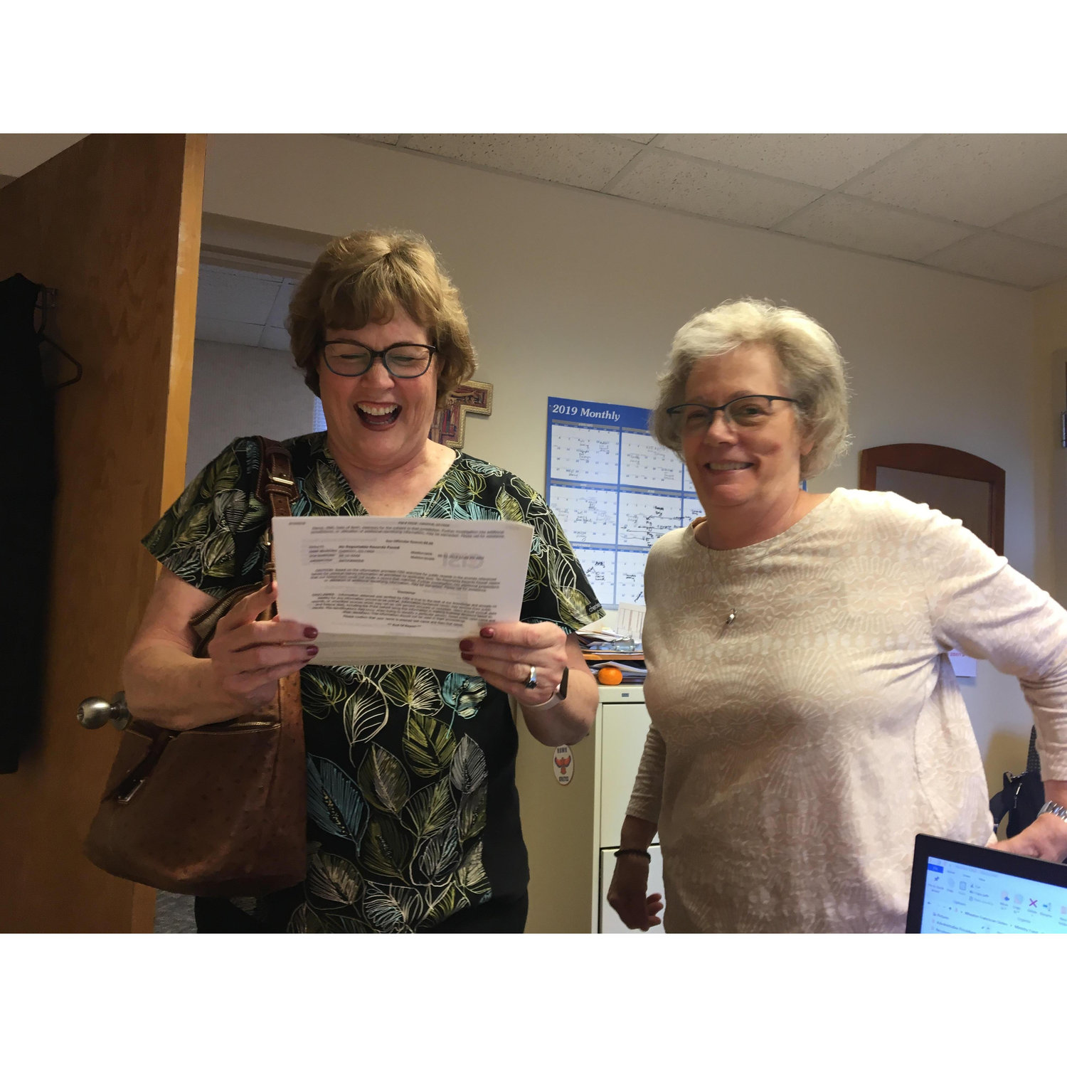 In the meantime, meeting Liam online made Dilyana's colleagues Jeanne and Joann to ask for Liam's criminal background check. They finally got a big laugh when Dilyana gave them one later.