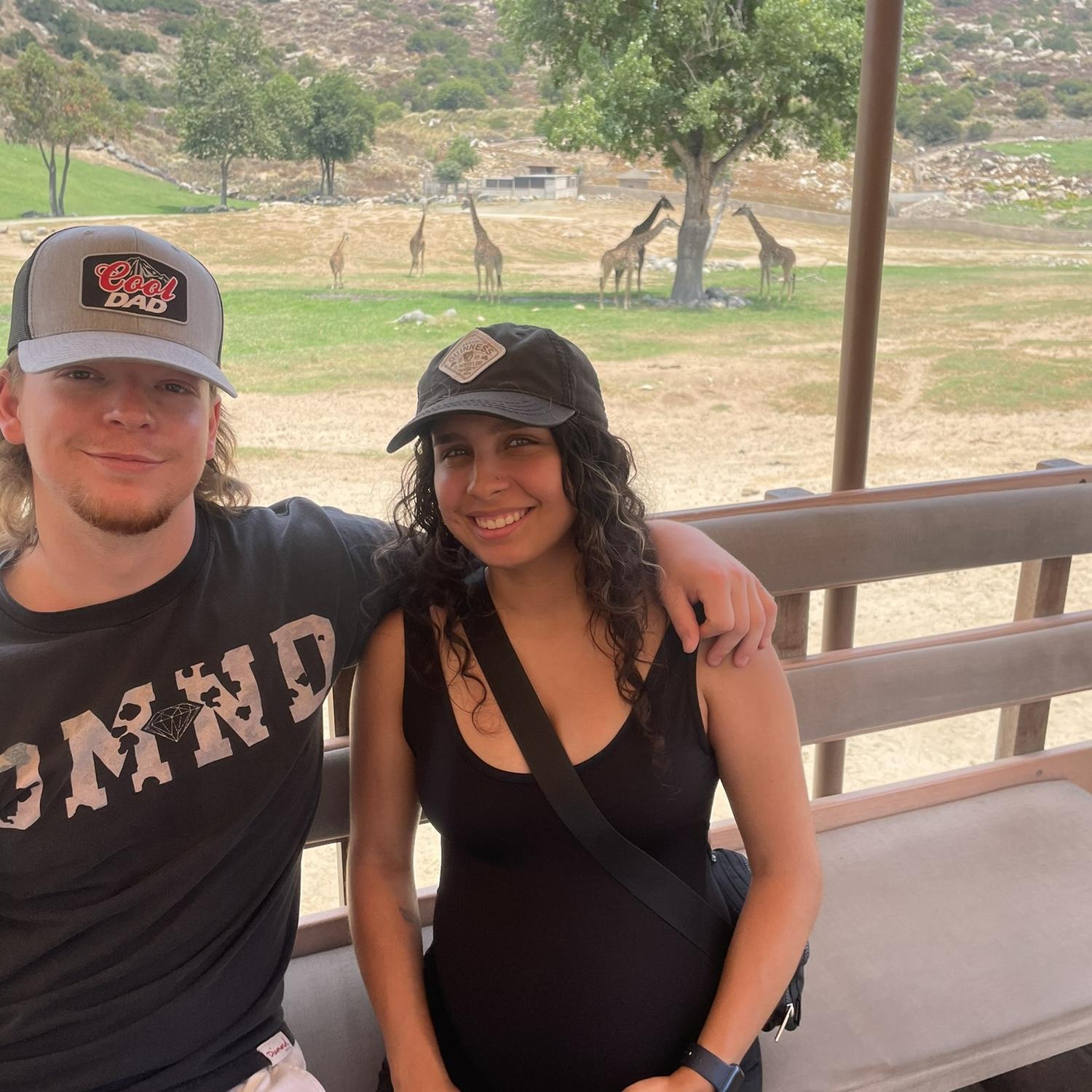 First trip as an engaged couple to the San Diego Safari Zoo!