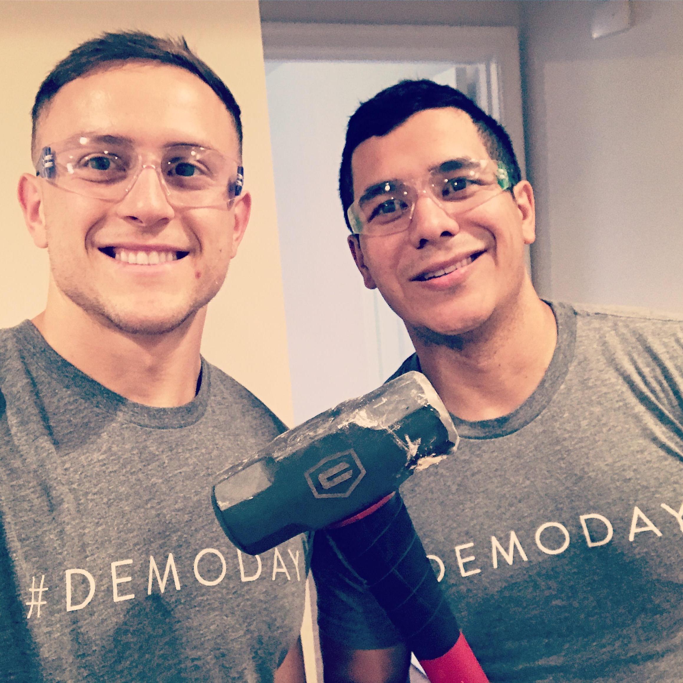 Our first home renovation! #demoday