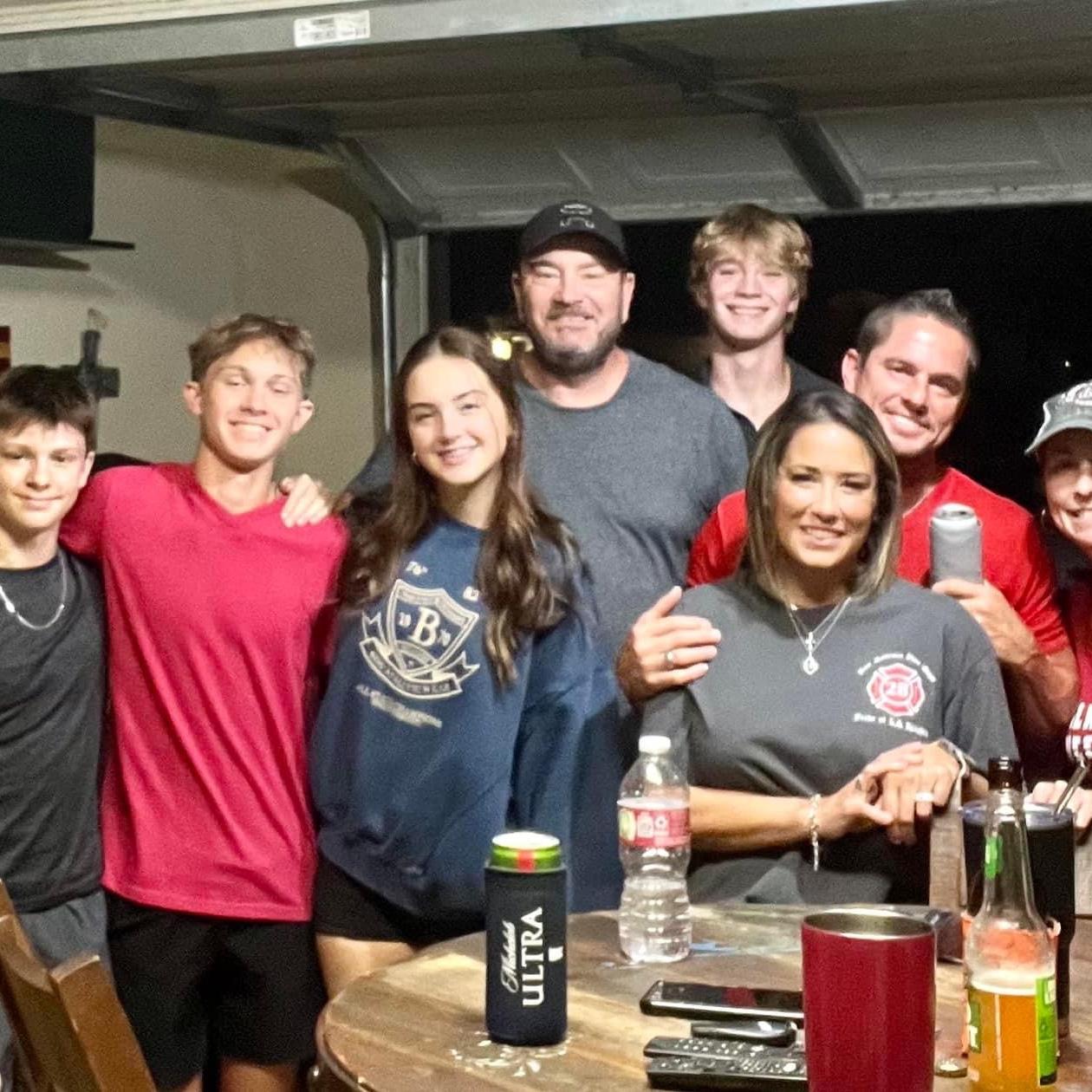 First Dinner with the to celebrate our move