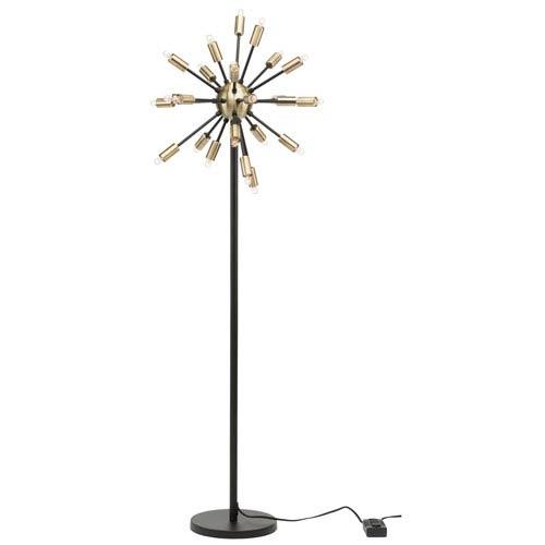NUEVO Sputnik Black 24-Light Floor Lamp